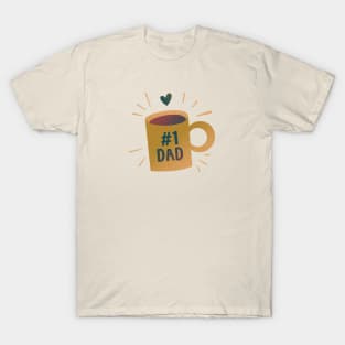 top dad, the best dad, fathers day, gift for dad T-Shirt